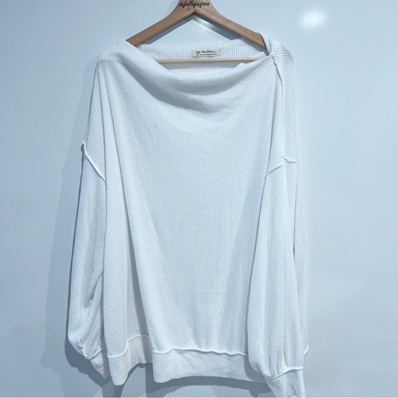 Free People Main Squeeze Brushed Hacci Top Tunic - Picture 3 of 10